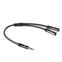 ACT AC3620 câble audio 0,15 m 3,5mm 2 x 3.5mm Noir ACT