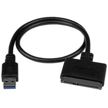 StarTech.com USB312SAT3CB cable gender changer USB 3.1 A SATA 7+15 pin Noir StarTech.com