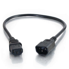 C2G 88501 câble électrique Noir 0,5 m Coupleur C13 Coupleur C14