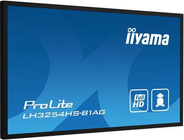 iiyama LH3254HS-B1AG Signage Display Écran plat de signalisation numérique 80 cm (31.5") LCD Wifi 500 cd/m² Full HD Noir Intégré dans le processeur Android 11 24/7