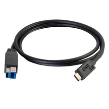 C2G USB 3.0, C - Standard B, 1m câble USB USB 3.2 Gen 1 (3.1 Gen 1) USB C USB B Noir C2G