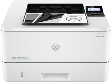 HP LaserJet Pro Imprimante 4002dn, Noir et blanc, Imprimante pour Petites/moyennes entreprises, Imprimer, Impression recto-verso; Vitesses de première page imprimée; Éco-énergétique; Taille compacte; Sécurité renforcée