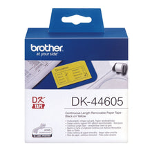 Brother DK-44605 étiquette à imprimer Jaune