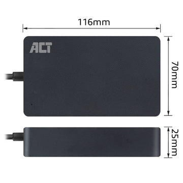 ACT AC2060 adaptateur de puissance & onduleur Intérieur 90 W Noir ACT
