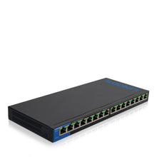Linksys LGS116P Non-géré L2 Gigabit Ethernet (10/100/1000) Connexion Ethernet, supportant l'alimentation via ce port (PoE) Noir