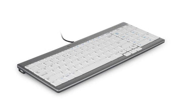 BakkerElkhuizen UltraBoard 960 clavier USB AZERTY Français Gris clair, Blanc