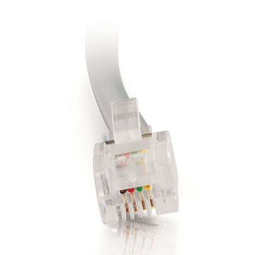 C2G 10m RJ11 6P4C Straight Modular Cable câble de signal Gris