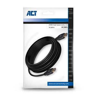 ACT AC3805 câble HDMI 5 m HDMI Type A (Standard) Noir ACT