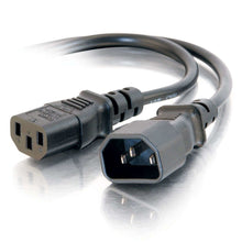 C2G 81137 câble électrique Noir 1,2 m Coupleur C13 Coupleur C14 C2G