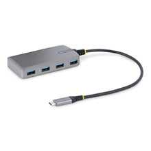 StarTech.com 5G4AB-USB-C-HUB hub & concentrateur USB 3.2 Gen 1 (3.1 Gen 1) Type-C 5000 Mbit/s Gris StarTech.com