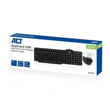 ACT AC5475 clavier USB AZERTY Belge Noir ACT