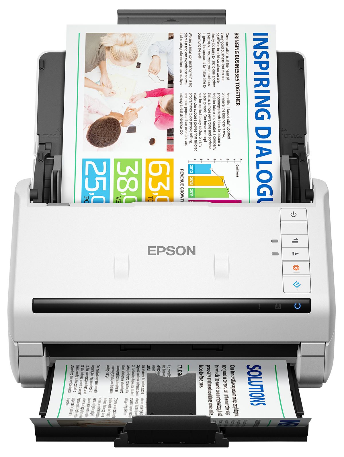 Epson WorkForce DS-770 Alimentation papier de scanner 600 x 600 DPI A4 Blanc