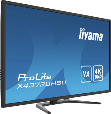 iiyama ProLite X4373UHSU-B1 écran plat de PC 108 cm (42.5") 3840 x 2160 pixels 4K Ultra HD Noir iiyama