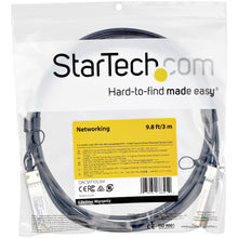 StarTech.com DACSFP10G3M câble de fibre optique 3 m SFP Noir StarTech.com