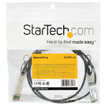 StarTech.com DACSFP10G1M câble de fibre optique 1 m SFP+ Noir StarTech.com