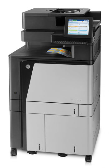 HP Color LaserJet Enterprise Flow Imprimante multifonction Color LaserJet, flux Enterprise M880z+, Impression, copie, scan, fax, Chargeur automatique de documents de 200 feuilles; Impression USB en façade; Numérisation vers e-mail/PDF; Impression recto-ve