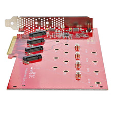 StarTech.com QUAD-M2-PCIE-CARD-B carte et adaptateur d'interface Interne M.2
