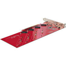StarTech.com QUAD-M2-PCIE-CARD-B carte et adaptateur d'interface Interne M.2
