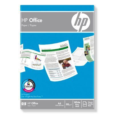 HP Office Paper-500 sht/A4/210 x 297 mm, 5 pack papier jet d'encre A4 (210x297 mm) Mat 500 feuilles Blanc HP