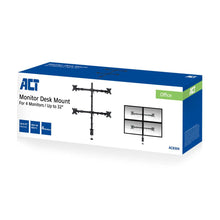 ACT AC8304 support d'écran plat pour bureau 81,3 cm (32") Pince/boulon Noir ACT