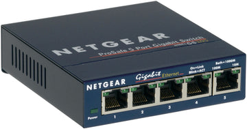 NETGEAR GS105 Non-géré Gigabit Ethernet (10/100/1000) Bleu Netgear