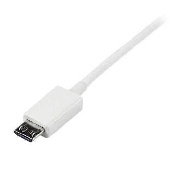 StarTech.com 1m USB 2.0 A/Micro-B m/m câble USB USB A Micro-USB B Blanc StarTech.com