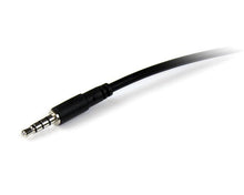 StarTech.com 1m 3.5mm/3.5mm câble audio 3,5mm Noir