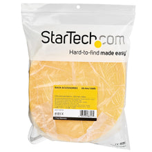 StarTech.com HKLP100YW serre-câbles Attache-câbles à crochets et à boucles Nylon Jaune 1 pièce(s)