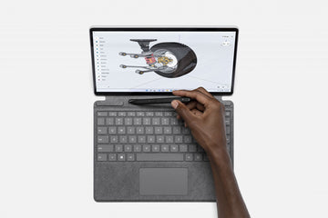 Microsoft Surface Pro Signature Keyboard with Slim Pen 2 Bleu Microsoft Cover port AZERTY Belge