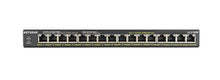 NETGEAR GS316PP Non-géré Gigabit Ethernet (10/100/1000) Connexion Ethernet, supportant l'alimentation via ce port (PoE) Noir Netgear