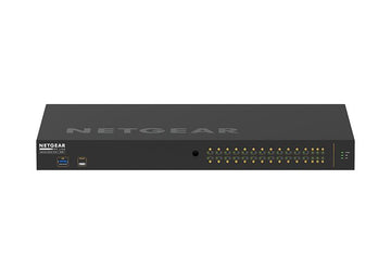 NETGEAR GSM4230P-100EUS commutateur réseau Géré L2/L3 Gigabit Ethernet (10/100/1000) Connexion Ethernet, supportant l'alimentation via ce port (PoE) 1U Noir Netgear