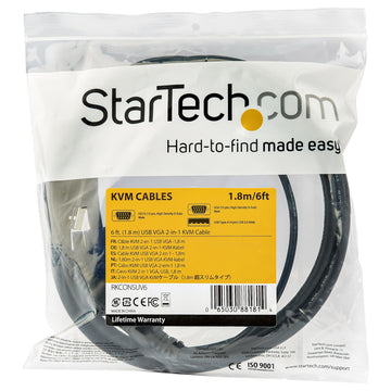 StarTech.com RKCONSUV15 câble kvm Noir 4,6 m StarTech.com