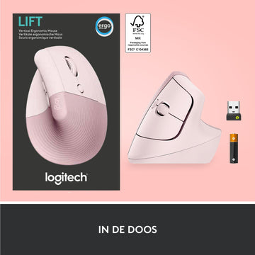 Logitech Lift souris Droitier RF sans fil + Bluetooth Optique 4000 DPI Logitech