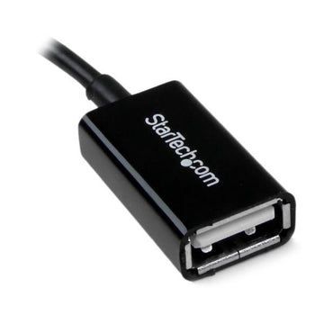 StarTech.com UUSBOTG câble USB 0,127 m USB 2.0 Micro-USB B USB A Noir StarTech.com
