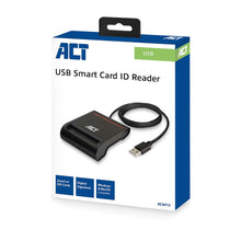 ACT AC6015 lecteur de cartes à puce Intérieur USB USB 2.0 Noir ACT