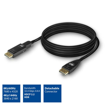 ACT AK4152 câble DisplayPort 20 m Noir