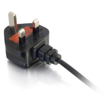 C2G 80602 câble électrique Noir 2 m Prise d'alimentation type G Coupleur C5 C2G
