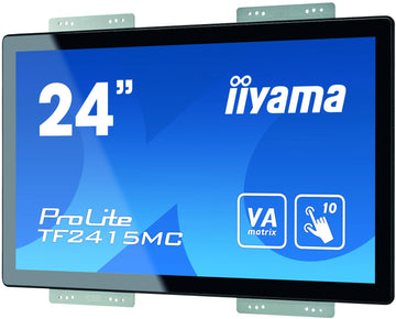 iiyama ProLite TF2415MC-B2 écran plat de PC 60,5 cm (23.8") 1920 x 1080 pixels Full HD VA Écran tactile Multi-utilisateur Noir iiyama