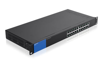 Linksys LGS124 Non-géré L2 Gigabit Ethernet (10/100/1000) 1U Noir