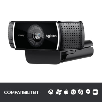 Logitech C922 Pro Stream webcam 1920 x 1080 pixels USB Noir Logitech