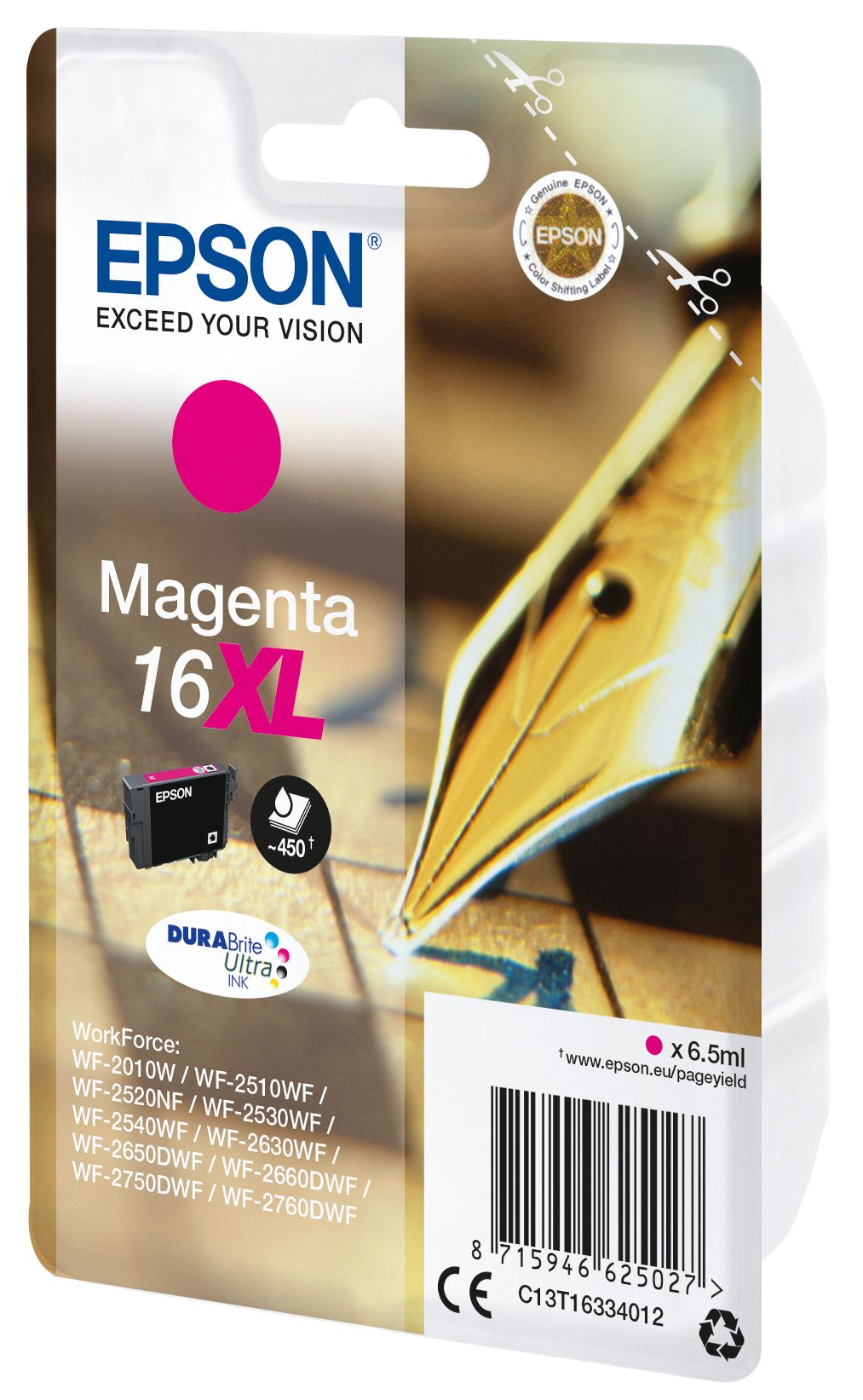 Epson Pen and crossword C13T16334012 cartouche d'encre 1 pièce(s) Original Rendement élevé (XL) Magenta Epson