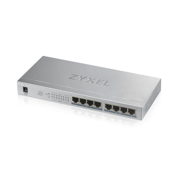Zyxel GS1008HP Non-géré Gigabit Ethernet (10/100/1000) Connexion Ethernet, supportant l'alimentation via ce port (PoE) Gris Zyxel