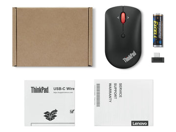 Lenovo ThinkPad USB-C Wireless Compact souris Ambidextre RF sans fil Optique 2400 DPI Lenovo