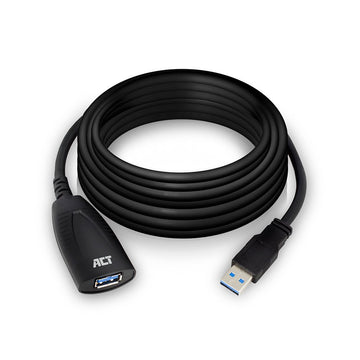 ACT AC6105 câble USB 5 m USB 3.2 Gen 1 (3.1 Gen 1) USB A Noir ACT