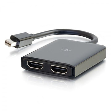 C2G 84292 câble vidéo et adaptateur Mini DisplayPort 2x HDMI Noir