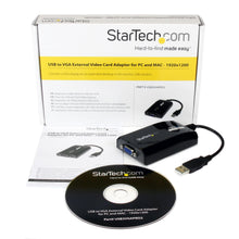 StarTech.com USB2VGAPRO2 adaptateur graphique USB 1920 x 1200 pixels Noir StarTech.com