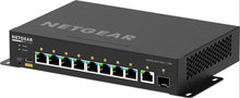 NETGEAR GSM4210PD-100EUS commutateur réseau Géré L2/L3 Gigabit Ethernet (10/100/1000) Connexion Ethernet, supportant l'alimentation via ce port (PoE) Noir Netgear