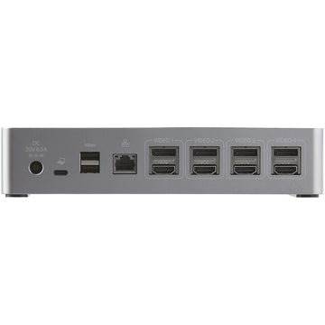 StarTech.com DK31C4DPPDUE station d'accueil Avec fil USB 3.2 Gen 2 (3.1 Gen 2) Type-C Noir, Gris