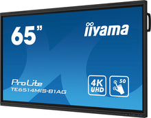 iiyama TE6514MIS-B1AG Signage Display Écran plat interactif 165,1 cm (65") LCD Wifi 435 cd/m² 4K Ultra HD Noir Écran tactile Intégré dans le processeur Android 24/7