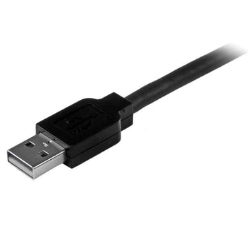 StarTech.com 15m USB 2.0, M/M câble USB USB A USB B Aluminium, Noir StarTech.com